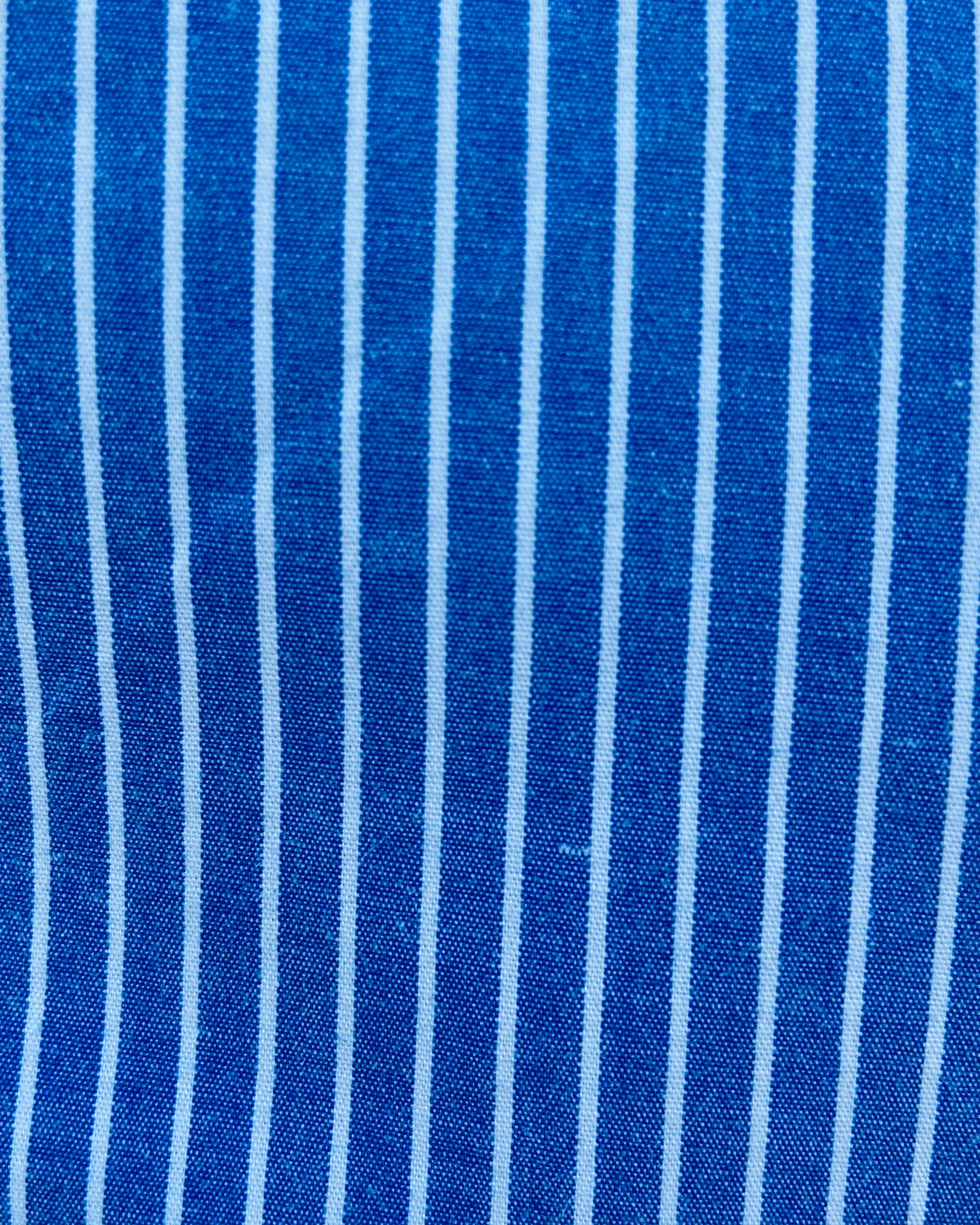 Blusa sin mangas a rayas con volante peplum